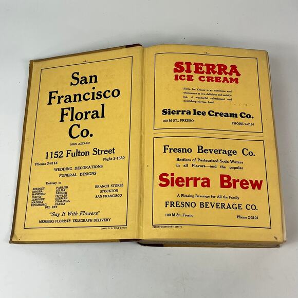 1927 CA Fresno City/County Directory Polk Classified Business Ancestry Genealogy - Picture 9 of 16